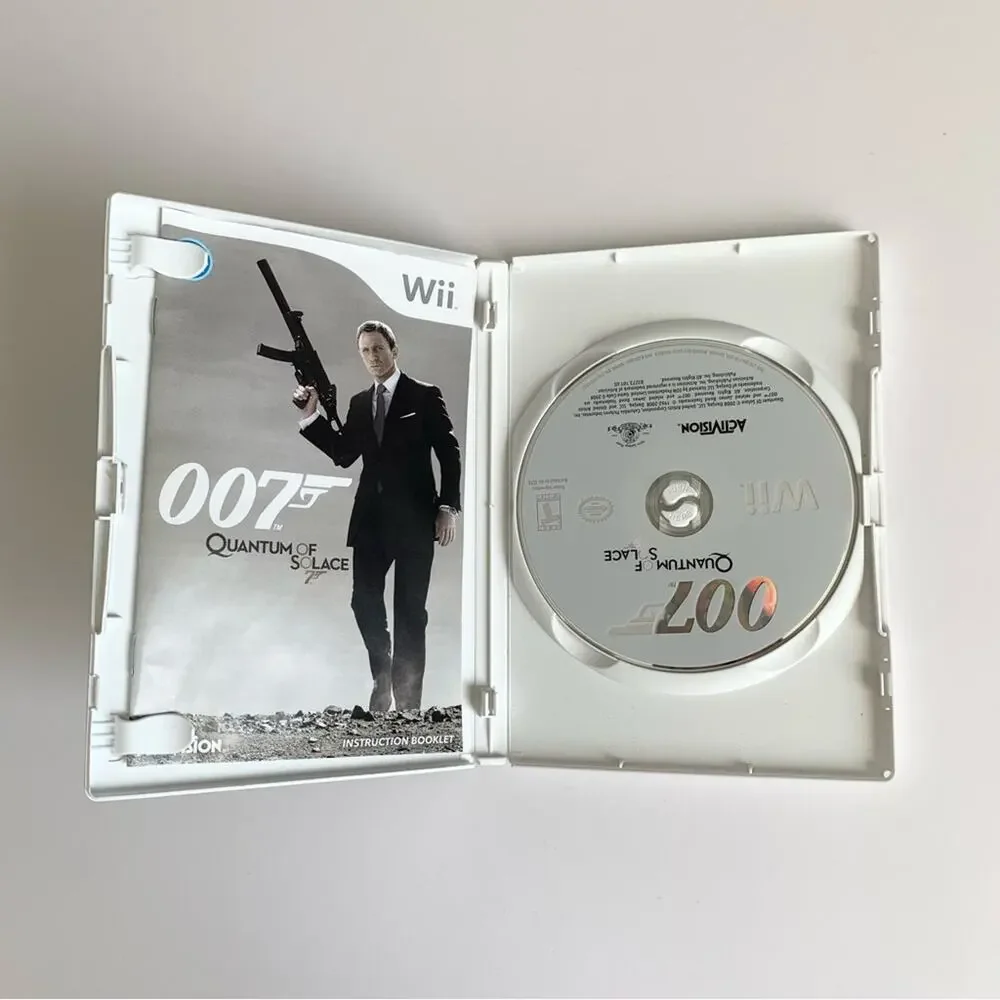 James Bond 007 Quantum of Solace Nintendo Wii Video Game